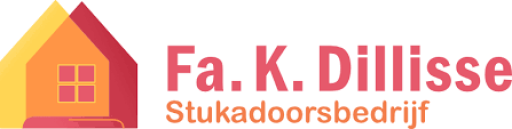 Het logo van Fa. K. Dillisse, uw stukadoor voor in Roosendaal
